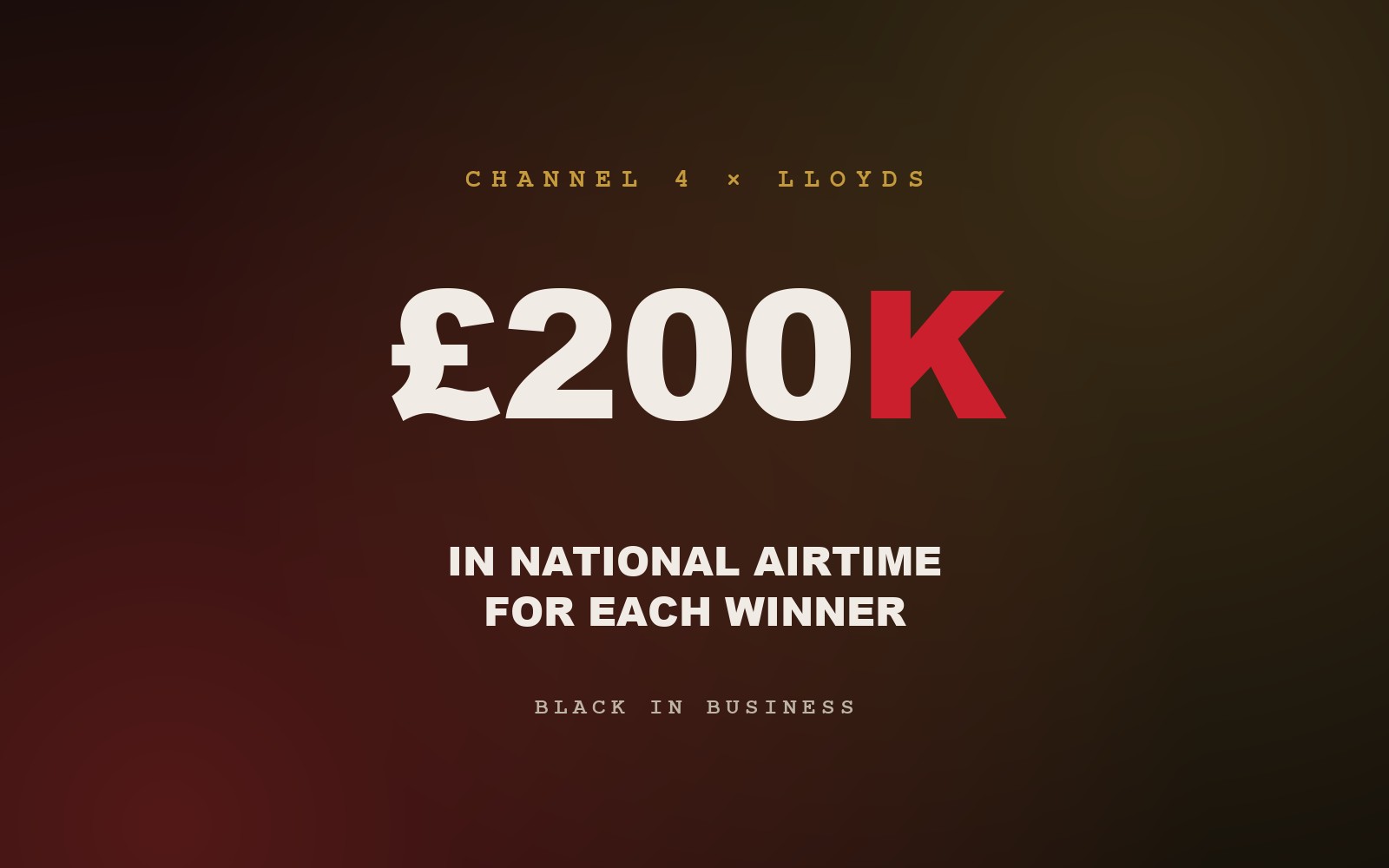 Channel 4 and Lloyds Name Their Black in Business Finalists.